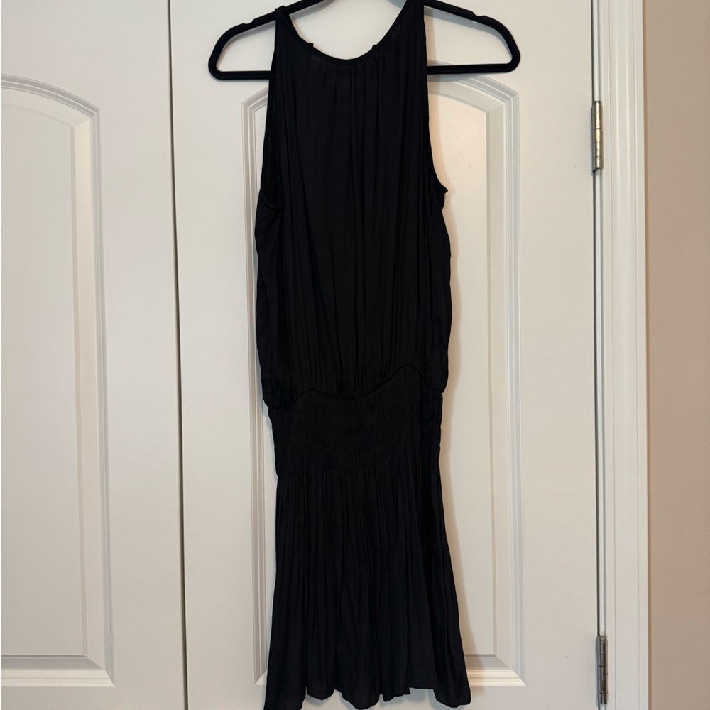 Silky black dress